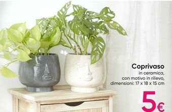 Coprivaso in ceramica