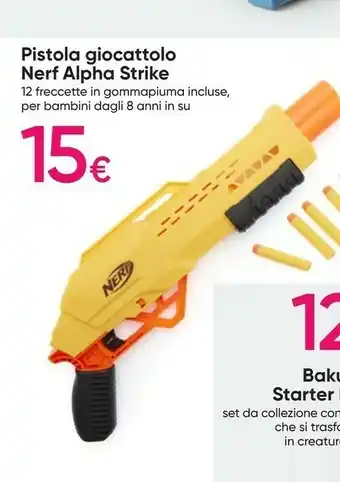 Pistola giocattolo alpha strike