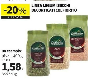 Coop Linea legumi secchi decorticati offerta