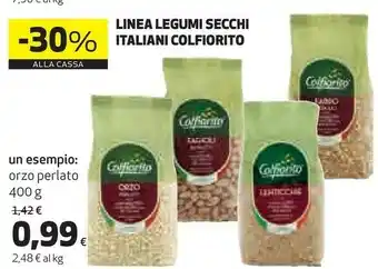 Coop Linea legumi secchi italiani orzo perlato offerta