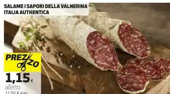 Coop Salame i sapori della valnerina italia authentica offerta