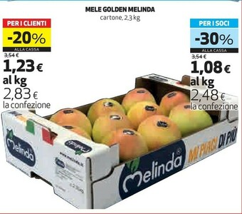 Coop Mele golden offerta
