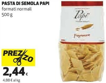Coop Pasta di semola papi offerta
