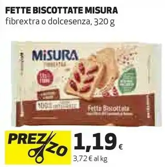 Coop Misura fette biscottate offerta