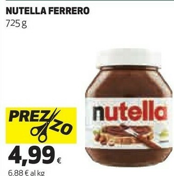 Coop Nutella offerta