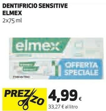 Coop Elmex dentifricio sensitive 75 ml offerta