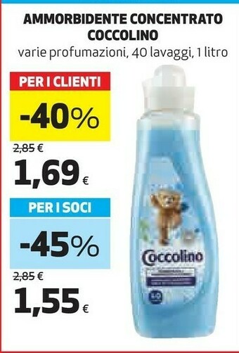 Coop Ammorbidente concentrato offerta