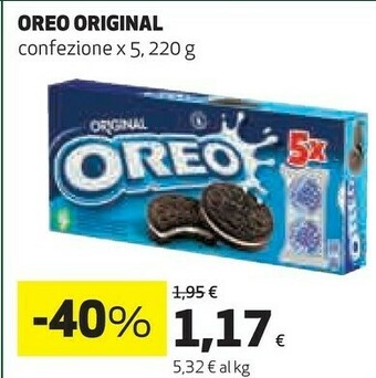 Coop Original oreo 5x 220 g(ml) offerta