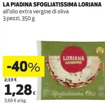 Loriana - la piadina sottilissima 350 g(ml)