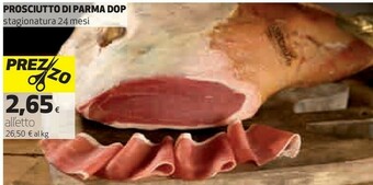 Coop Prosciutto di parma dop stagionatura 24 mesi offerta