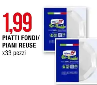 Hardis PIATTI FONDI/ PIANI REUSE x33 pezzi offerta