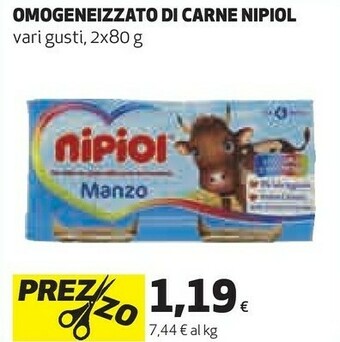 Coop Omogeneizzato di carne offerta