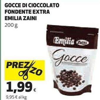 Coop Gocce di cioccolato fondente extra offerta