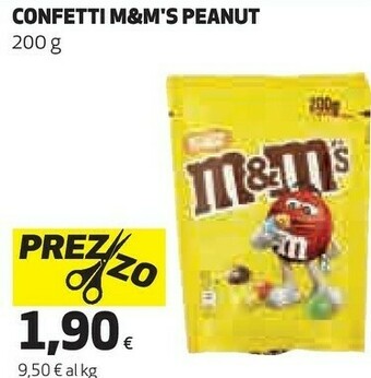Coop M&m's - peanut 200 g(ml) offerta