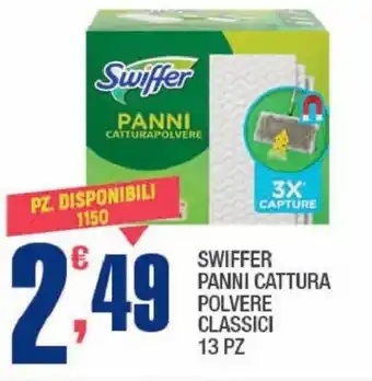 Splendidi e Splendenti SWIFFER PANNI CATTURA POLVERE CLASSICI 13 PZ offerta