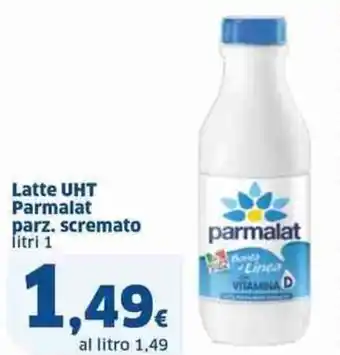 Sigma Latte UHT Parmalat parz. scremato litri 1 offerta