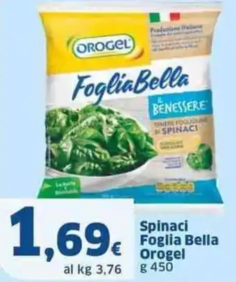 Sigma Spinaci Foglia Bella Orogel g 450 offerta