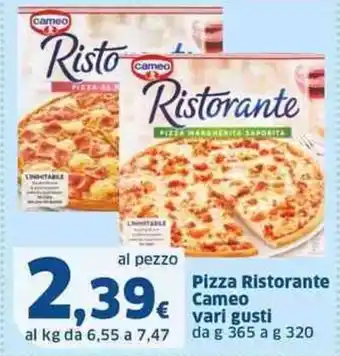 Sigma Pizza Ristorante Cameo vari gusti offerta