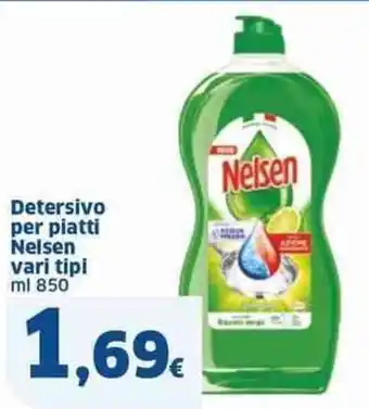 Sigma Detersivo per piatti Nelsen vari tipi ml 850 offerta