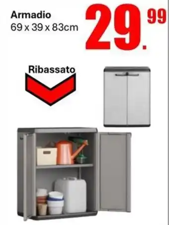 MEGA Armadio 69 x 39 x 83cm offerta