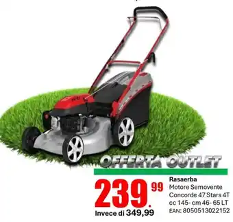 MEGA Rasaerba Motore Semovente Concorde offerta