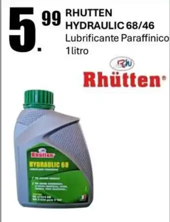 MEGA RHUTTEN HYDRAULIC 68/46 Lubrificante Paraffinico 1 litro offerta