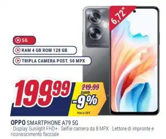 Trony OPPO SMARTPHONE A79 5G offerta