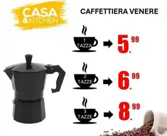 MEGA CAFFETTIERA VENERE 3 Tazza offerta