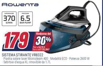 Trony ROWENTA SISTEMA STIRANTE VR8322 offerta