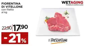 Alì Supermercati FIORENTINA DI VITELLONE con filetto offerta