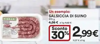 Ipercoop SALSICCIA DI SUINO offerta