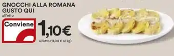 Ipercoop GNOCCHI ALLA ROMANA GUSTO QUI offerta