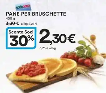 Ipercoop PANE PER BRUSCHETTE offerta