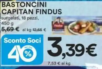 Ipercoop BASTONCINI CAPITAN FINDUS offerta