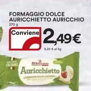 Ipercoop FORMAGGIO DOLCE AURICCHIETTO AURICCHIO offerta