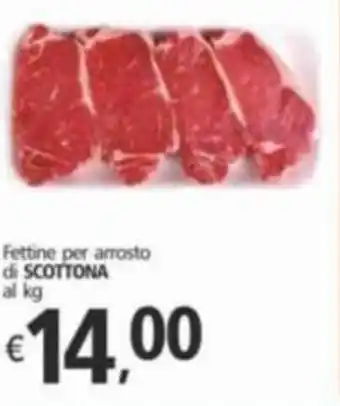 Alter Discount Fettine per arrosto di SCOTTONA al kg offerta