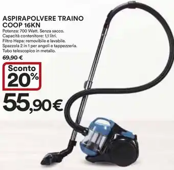 Ipercoop ASPIRAPOLVERE TRAINO COOP 16KN offerta