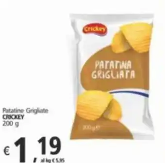 Alter Discount Patatine Grigliate CRICKEY 200 g offerta