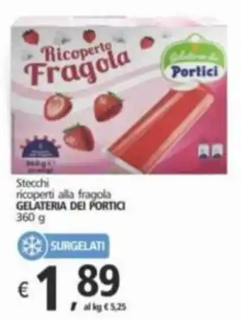 Alter Discount Stecchi ricoperti alla fragola GELATERIA DEI PORTICI 360 G offerta