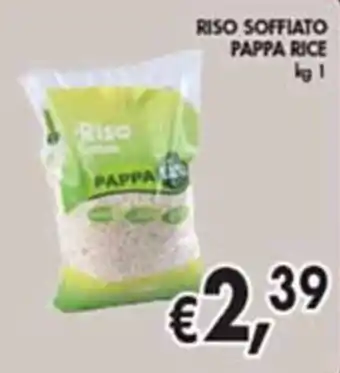 D'Italy RISO SOFFIATO PAPPA RICE kg 1 offerta