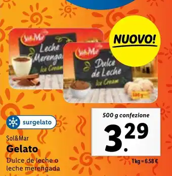 Lidl Sol&Mar Gelato 500 g confezione offerta