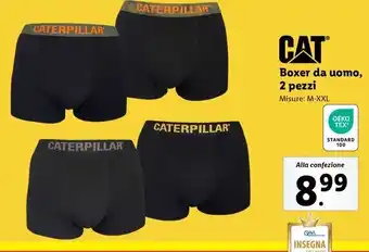 Lidl CAT Boxer da uomo, 2 pezzi offerta