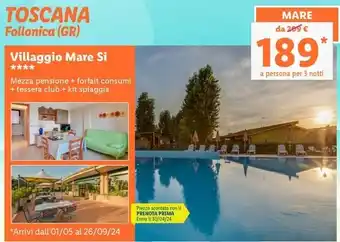 Lidl TOSCANA Follonica (GR) Villaggio Mare Si offerta