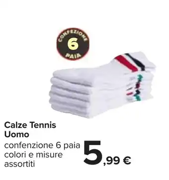 Carrefour Calze Tennis Uomo offerta