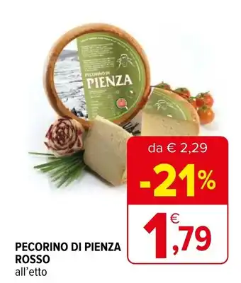 Iperal PECORINO DI PIENZA ROSSO offerta