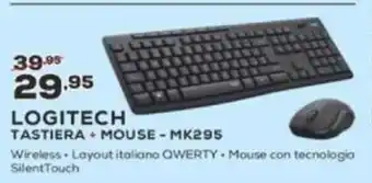 Euronics LOGITECH TASTIERA + MOUSE - MK295 offerta