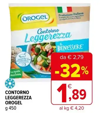 Iperal CONTORNO LEGGEREZZA OROGEL g 450 offerta