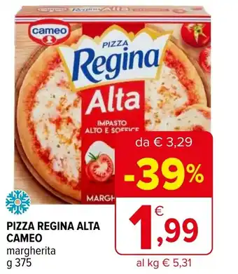 Iperal PIZZA REGINA ALTA CAMEO margherita g 375 offerta