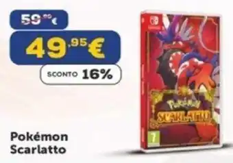 Euronics Pokémon Scarlatto offerta