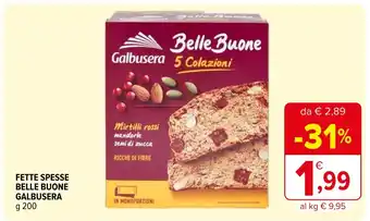 Iperal FETTE SPESSE BELLE BUONE GALBUSERA g 200 offerta